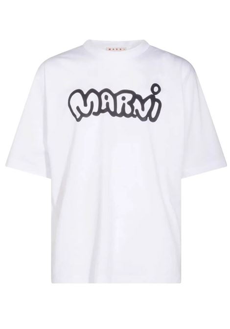 logo tee man white MARNI | HUMU0223WP USCY53LOW01